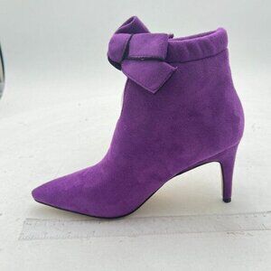 XYD Classical Pointed Toe Ankle Booties Dress Low Kitten Heels Graceful Boots